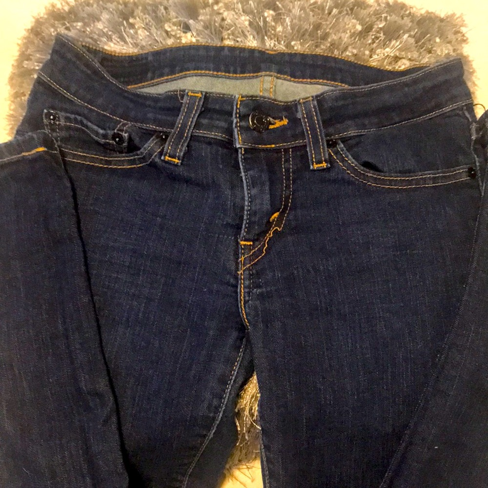 LEVIS skinny jeans. Dark blue size 3M
